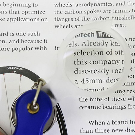 3-кратная карманная лупа с брелком