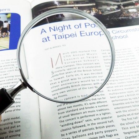 2X Round magnifier for reading 4X Bifocal