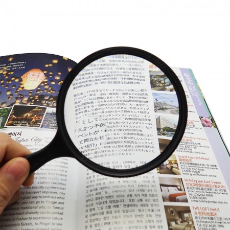 3X Round magnifier for reading 5X Bifocal