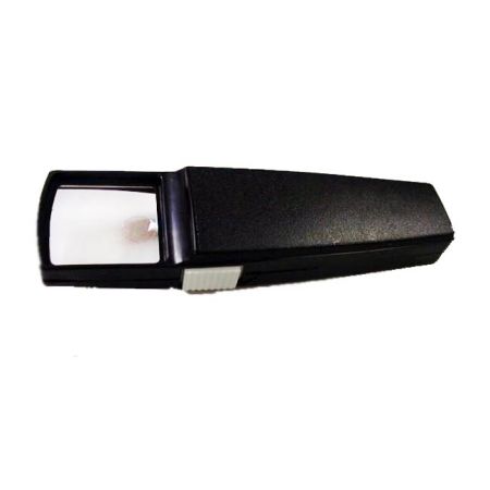 2X / 4X Lighted Pocket Rectangular Magnifier Magnifying Glass, industrial magnifying  glass supplier