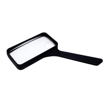 Plastic Rectangular Handheld Magnifier 2 inch x 4inch