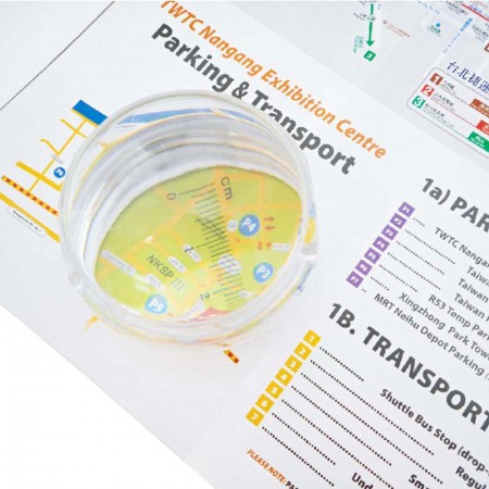 Lupa de lectura acrílica 6X
