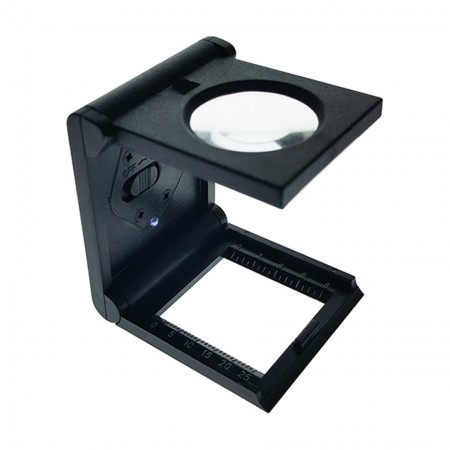 6X Lens Illuminated Folding magnifying glass