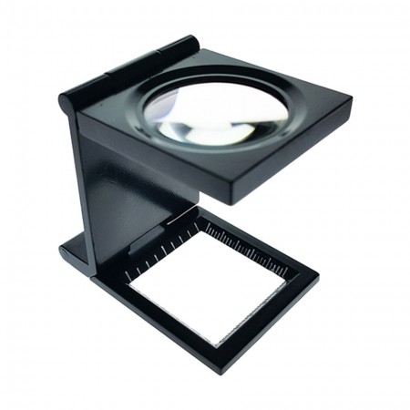 6X Lens Metal Linen Tester