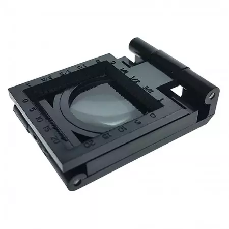 6X 37 x 52mm Lens Plastic Foldable Linen Tester