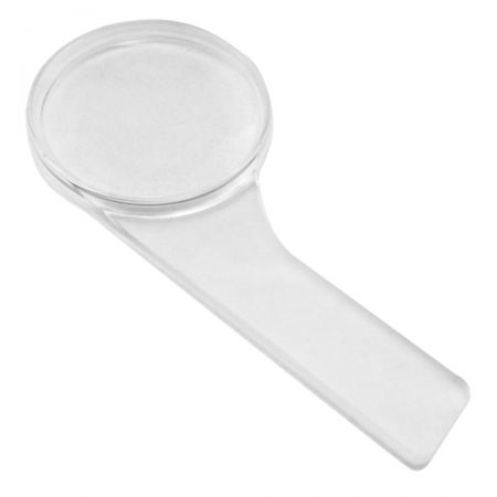 Plastic Clear Hand Held Magnifier Reading Magnifier 3 inches