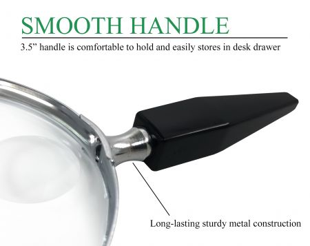 smooth handle to hold and easily stores in a drawer