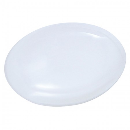 Lentille grossissante biconvexe en acrylique de forme ovale, taille 4X 85mm x 64mm