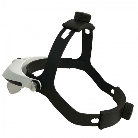 Auriculares con lupa iluminada