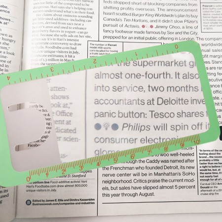 3-кратное увеличительное стекло для закладки