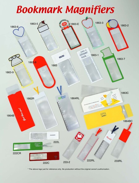 magnifier bookmarks combine a functional lens with a compact, book-friendly form factor, making them popular as branded promotional items
