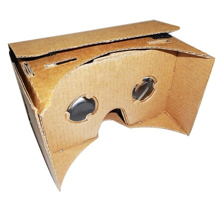 Boîte Google VR de réalité virtuelle en carton