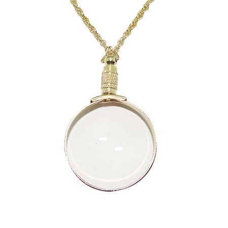 Classic Golden Pendant magnifying glass