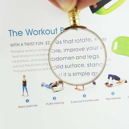 Vintage Anhänger Halskette Lupe