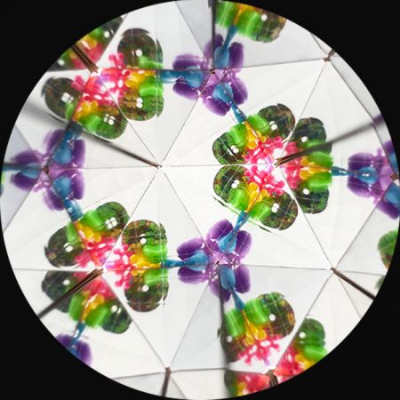 See the different world from the DIY kaleidoscope.