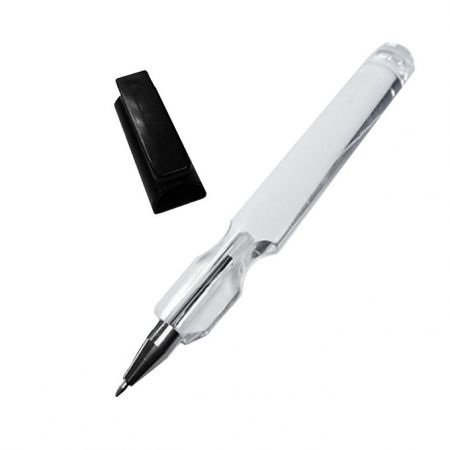 عدسة مكبرة بحجم الجيب 3X مع قلم ومسطرة - عدسة مكبرة صغيرة مع قلم ومشبك