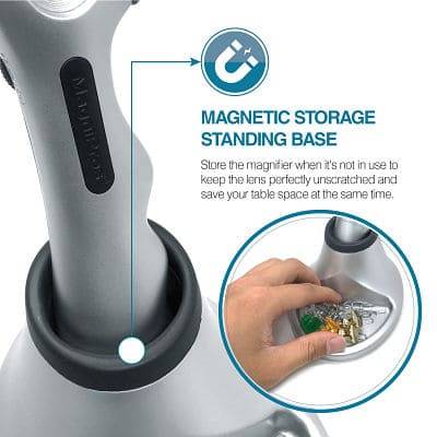 magnetic magnifier lamp led
