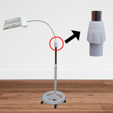 lente d'ingrandimento da pavimento con luce