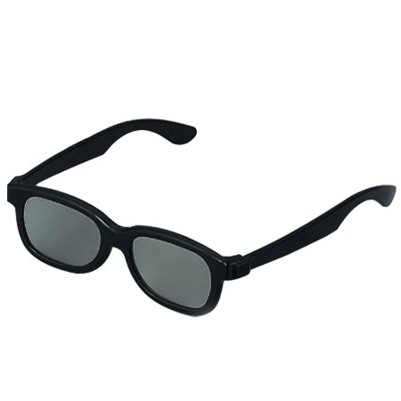 Faltbare, passiv polarisierte 3D-Brille aus Kunststoff für Kino und Kino - Faltbare 3D-Brille aus Kunststoff