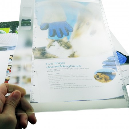 Page Reading magnifying glass with 3 Lens