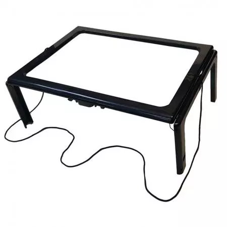 3X Foldable Hand Free Full Page LED Lighted Magnifying Sheet - 3X Hand Free Full Page LED Lighted Stand Magnifier