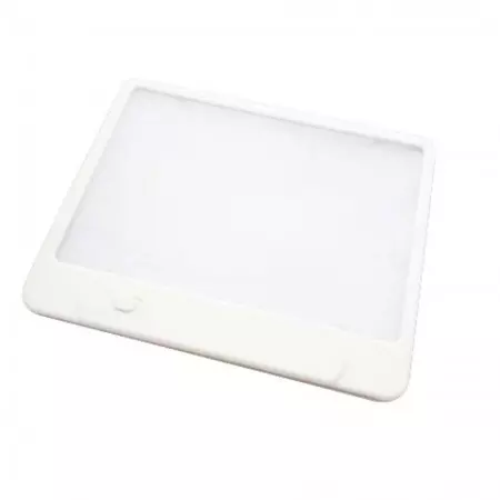 3X LED Page Reading Magnifier with 3 Built-In LED Lights - 3X LED Lighted Book reading magnifier
