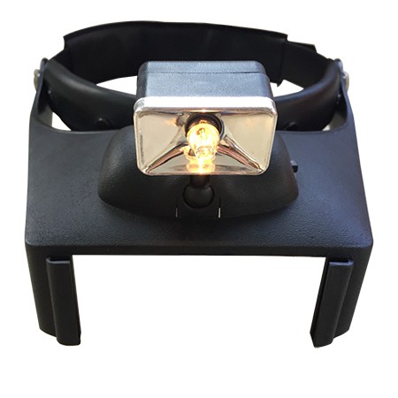Head Magnifier Visor with LED Light