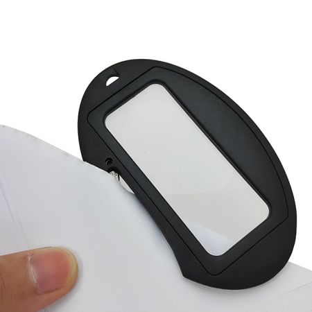 insert the seam and tear the letter