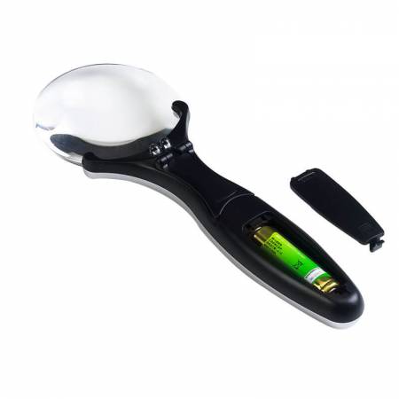 Rimless Hand held magnifying glass