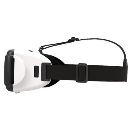 VR ヘッドセットの側面図