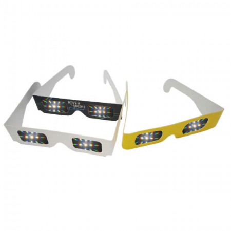 نظارات الألعاب النارية ثلاثية الأبعاد من الورق المقوى