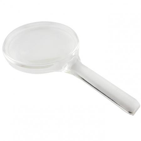 塑膠手持式透明迷你兒童輔助閱讀放大鏡