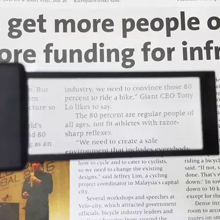 3X Pocket Magnifier with Keychain