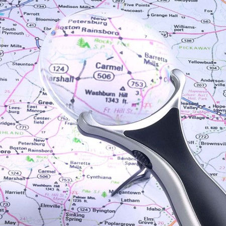 手持、免持兩用LED燈放大鏡