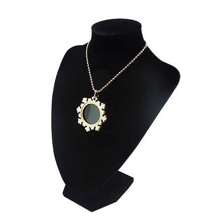 Ожерелье в форме снежинки с увеличительным стеклом