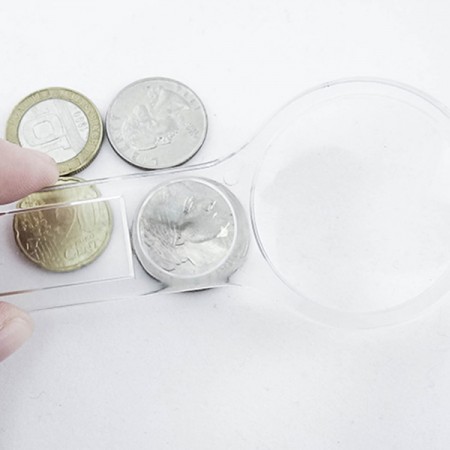 3X Plastic magnifier 6X bifocal