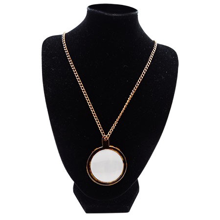 3X necklace magnifying glass