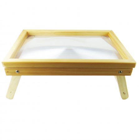 Wooden Stand magnifying glass