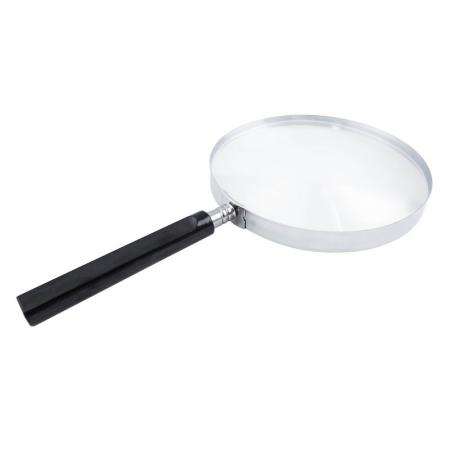 Large Magnifying Glass 2X 4X 25X Handheld Reading Magnifier for Seniors &  Kids - 137MM 5INCHES Real Glass Magnifying Lens for Book Newspaper Reading