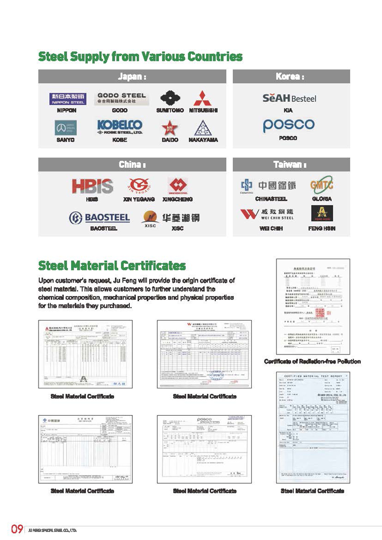 e Catalog Made in Taiwan Steel Round Bars & Steel Tubes Manufacturer