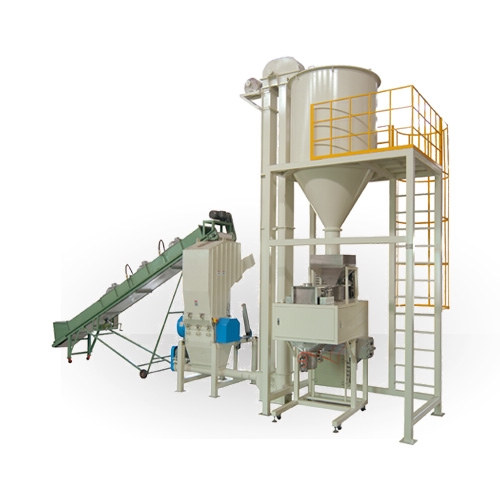 Rubber and Plastic, Hot melt adhesive Crushing, Filling and Packing System