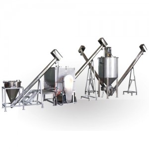 Sistema di imballaggio per miscelazione e trasporto di cereali 