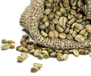 raw coffee beans