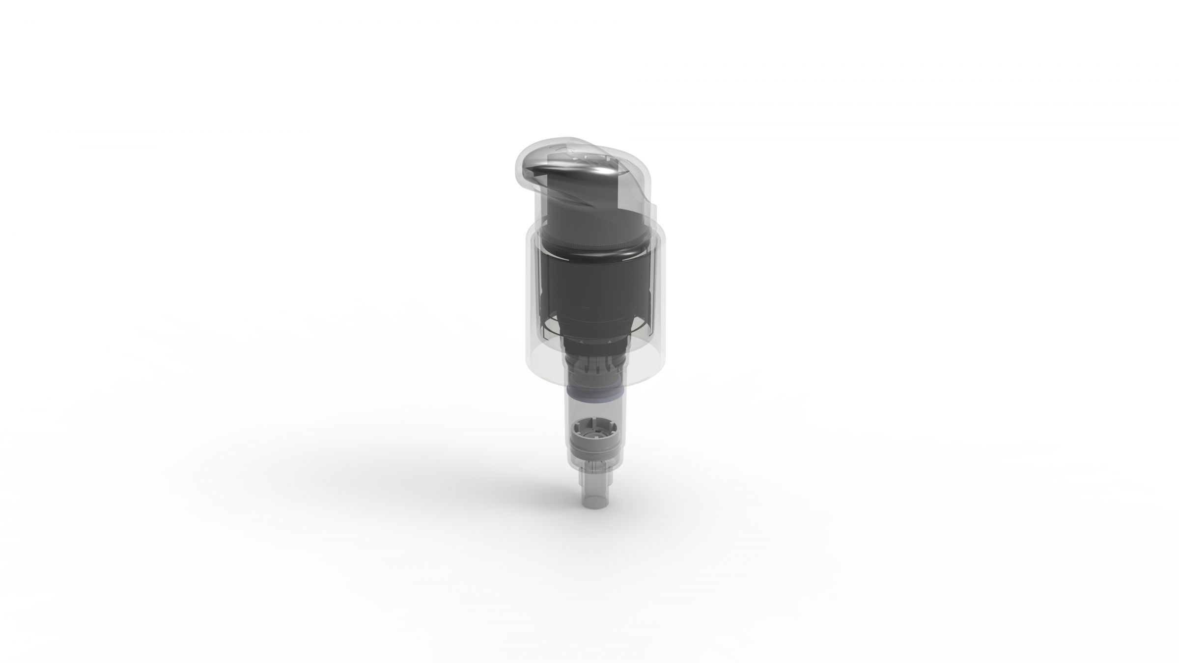 100EUK-pump - All plastic pump is made of fully PP material, no metal springs, steel balls or other materials. No disassembly, it can be sorted and directly used to recycle. It is also suitable for closed-loop management and recycling.