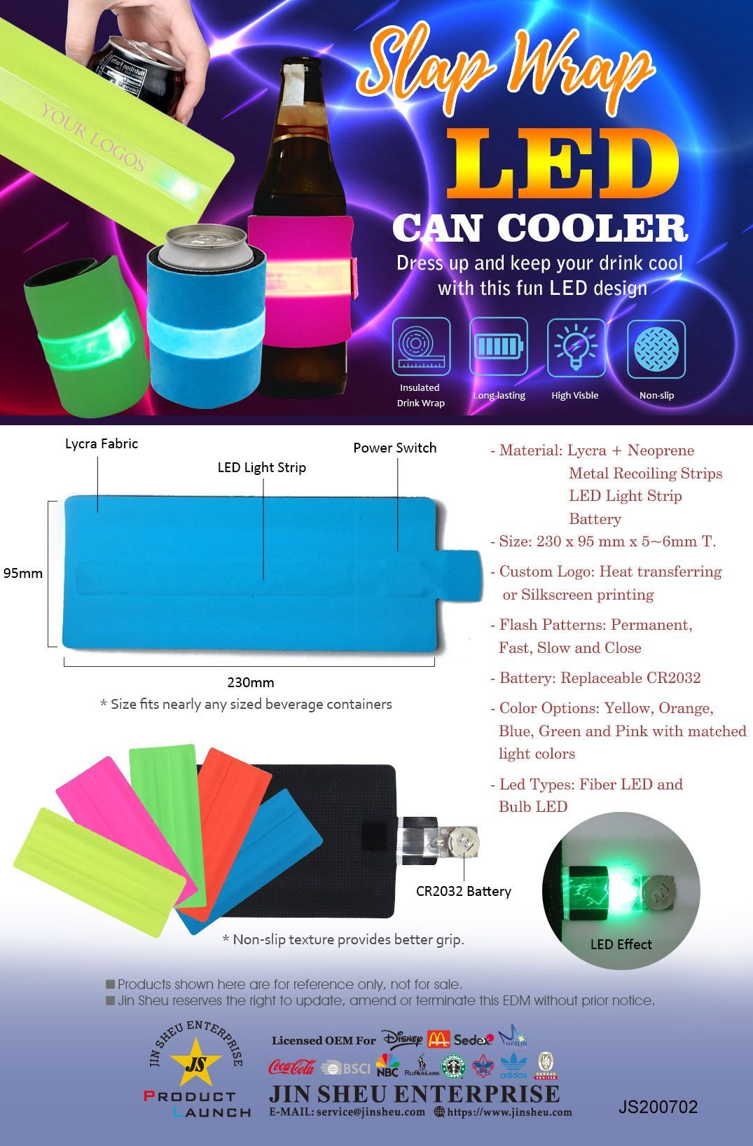 cooler per lattine LED