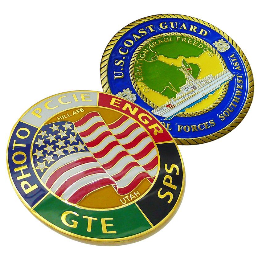 Monedas de desafío militar