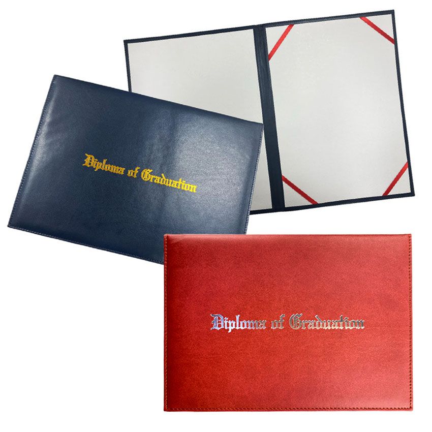 Certificate folder leather