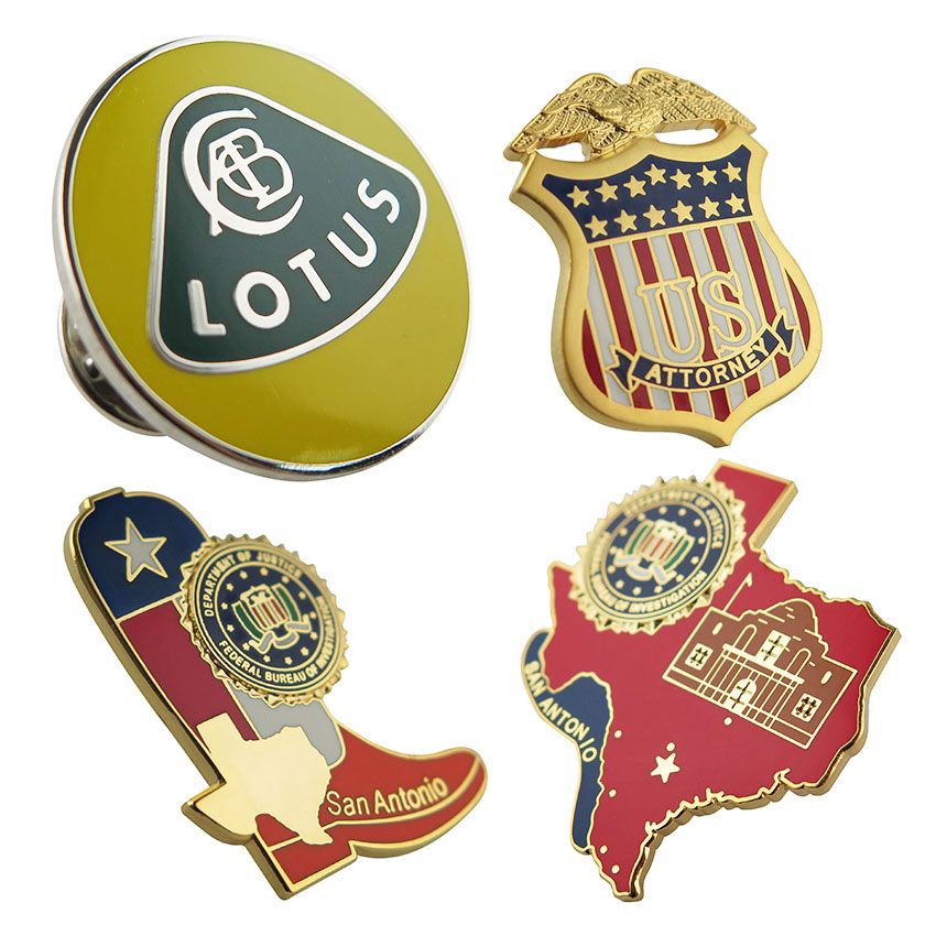 Imitation hård emalje lapel pins i fugletema