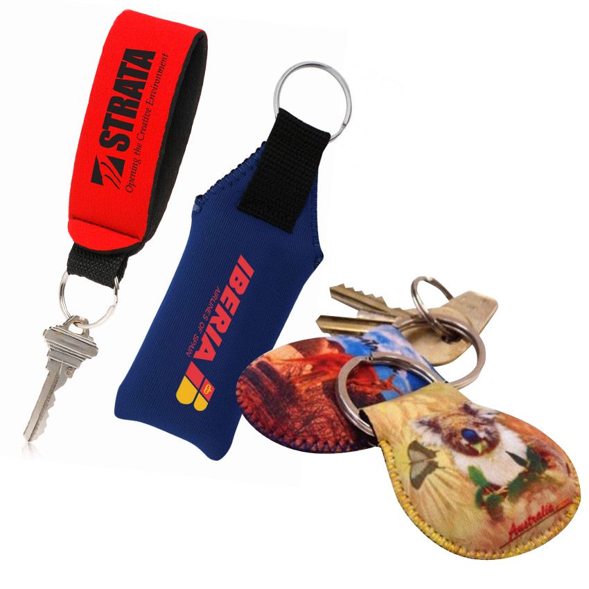 Floating Neoprene Keychains