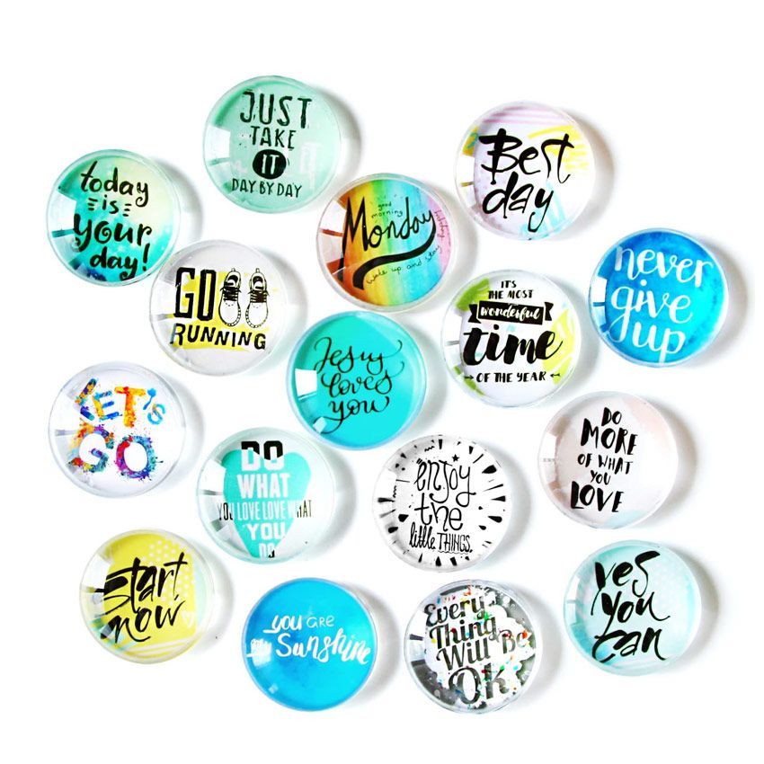 Custom Made Glass Magnets